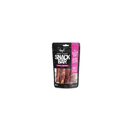 Gateries Snack Bar Dogit, torsades de cuir brut et canard, 1 DOGIT Treats